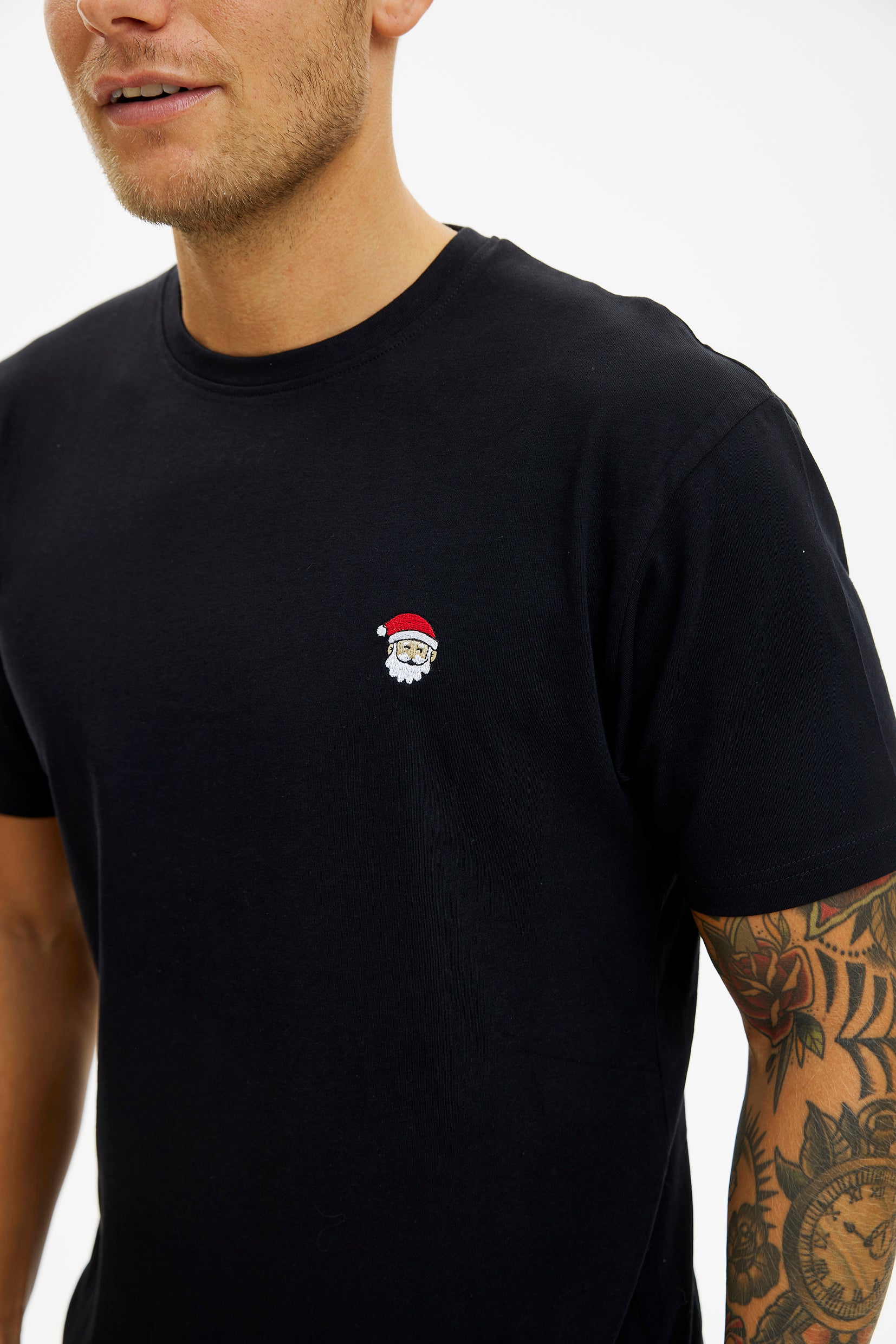 The Santa Claus T-shirt black - 24ORGA12